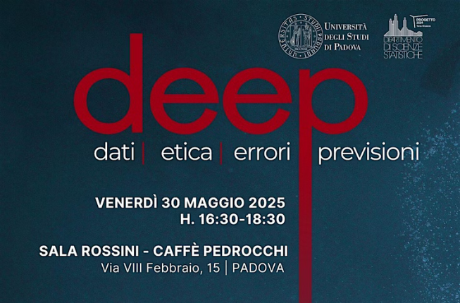 Collegamento a DEEP Dati, Etica, Errori, Previsioni